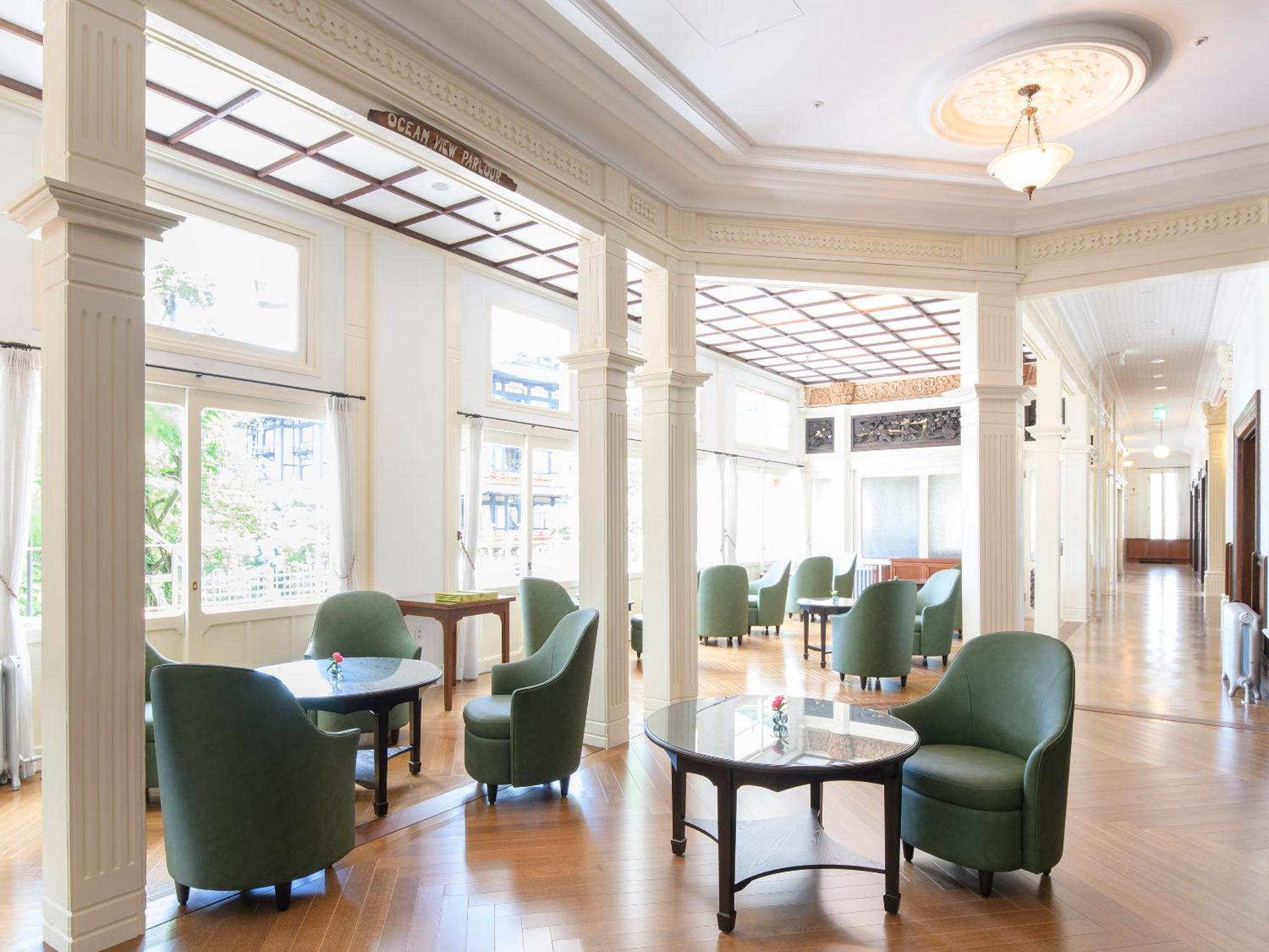 האקונה Fujiya Hotel מראה חיצוני תמונה The interior of the 1910 building
